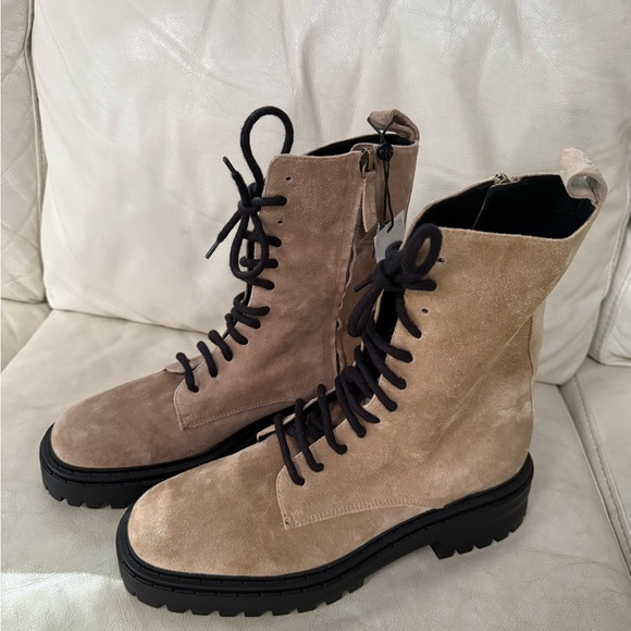 Massimo Dutti Shoes - New suede Massimo Dutti combat boots